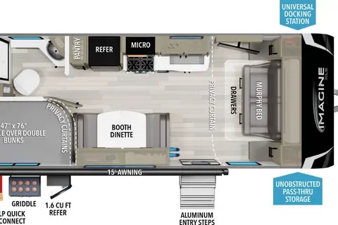 2021 Grand Design Imagine XLS 21BHE Travel Trailer