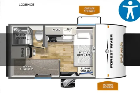 Puma Camping Edition 122BHCE Travel Trailer