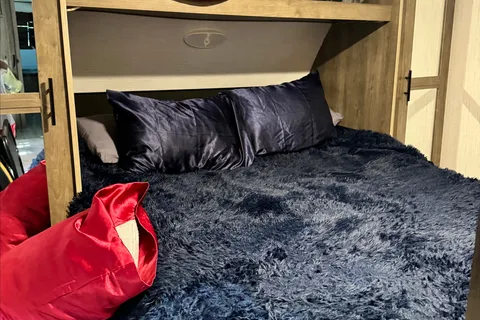 Linda’s 2022 travel trailer with bunkhouse & outdoor kitchen