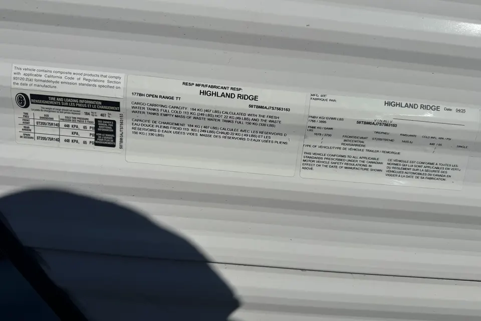 lindsey's Highland Ridge RV 177bh Travel Trailer