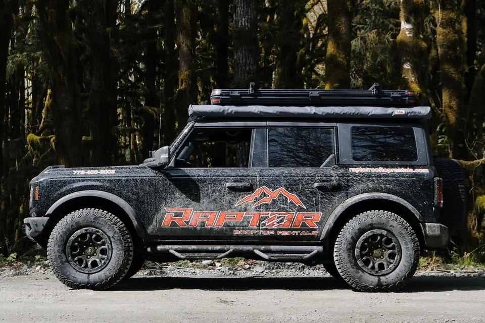 RAPTOR ROOFTOP RENTALS BRONCO CAMPER