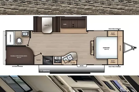 2024 Forest River Aurora 26BHS Travel Trailer