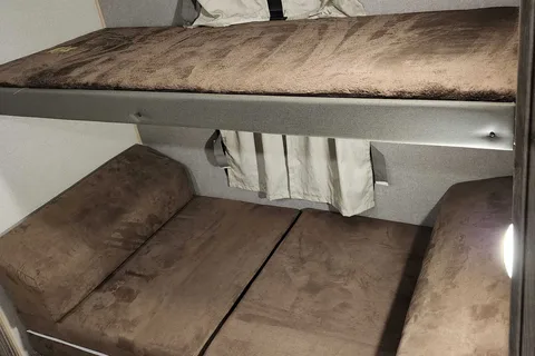 34 foot 3 slide out 2020 forest river 34bhts travel trailer