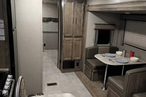 34 foot 3 slide out 2020 forest river 34bhts travel trailer