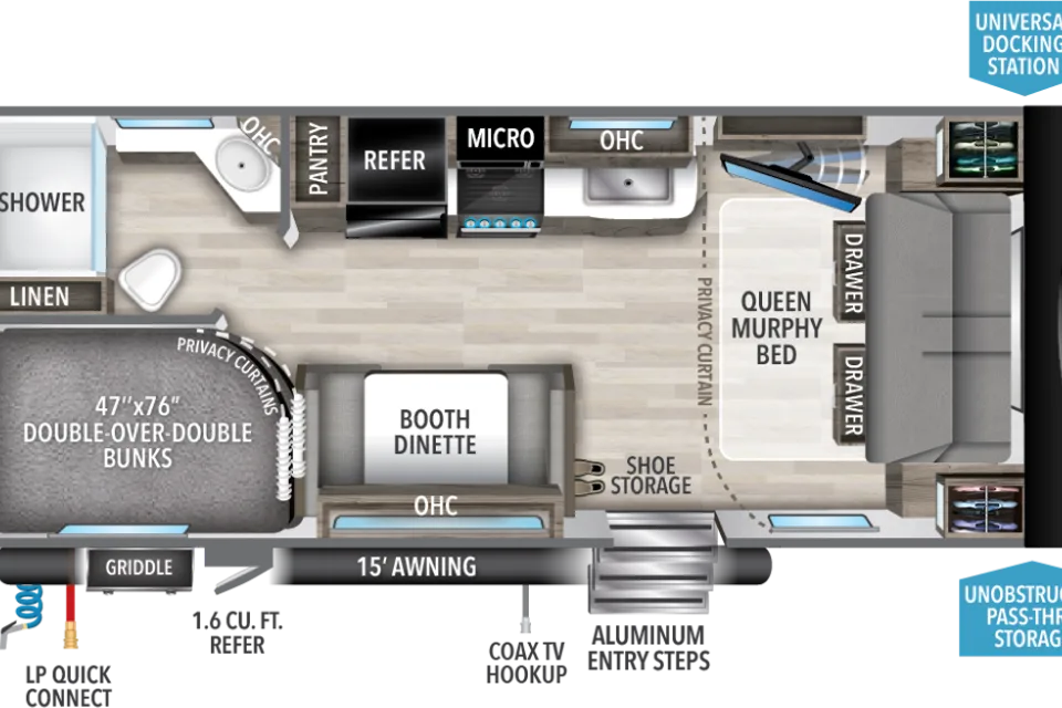 Luxury Family Camping! Double-wide Bunks, Outdoor Kitchen, Personal Setup and Training, & more