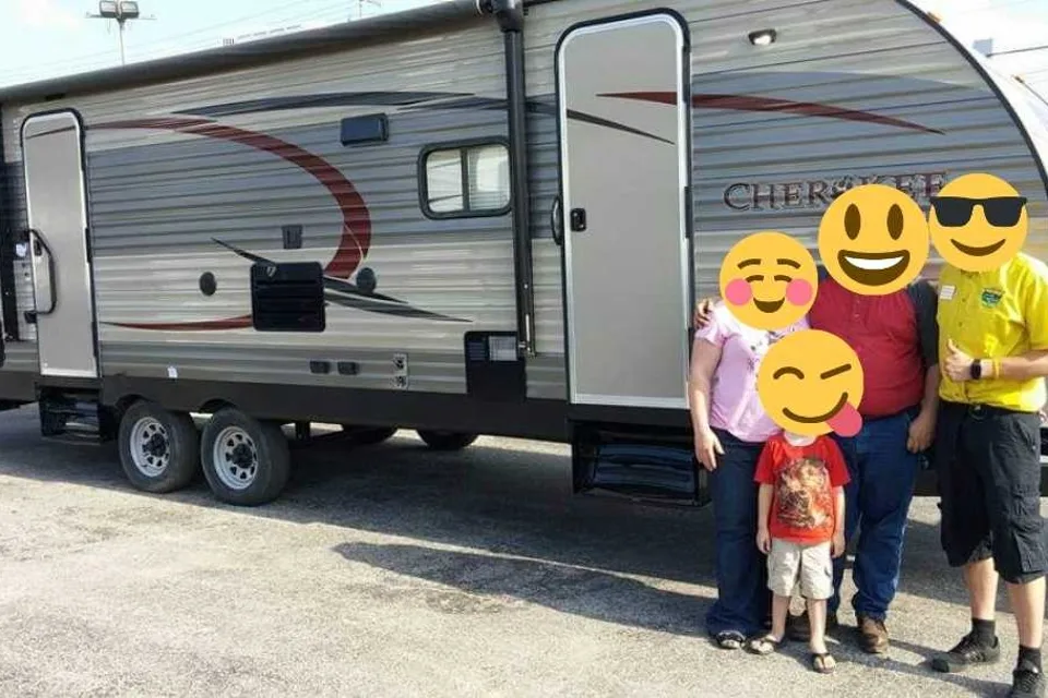 Family and dog friendly travel trailer