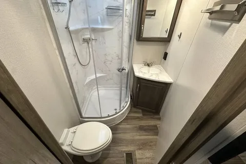 Half ton and family friendly Keystone Cougar 31 BHKWE Travel Trailer