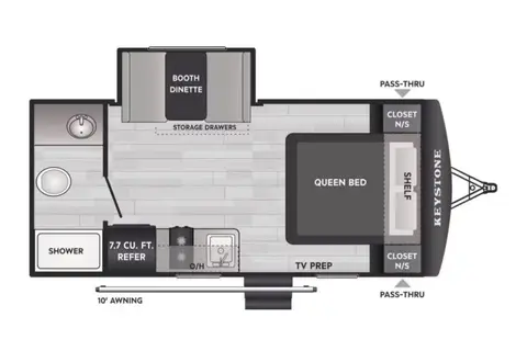 ✨Keystone 2022 Hideout Travel Trailer 21ft✨