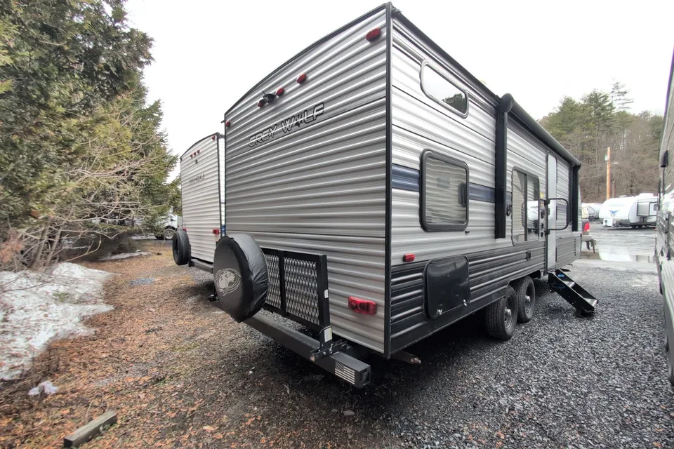 The Grey Escape Travel Trailer