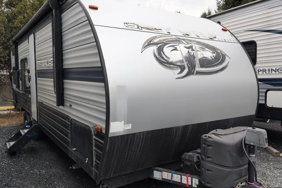 The Grey Escape Travel Trailer