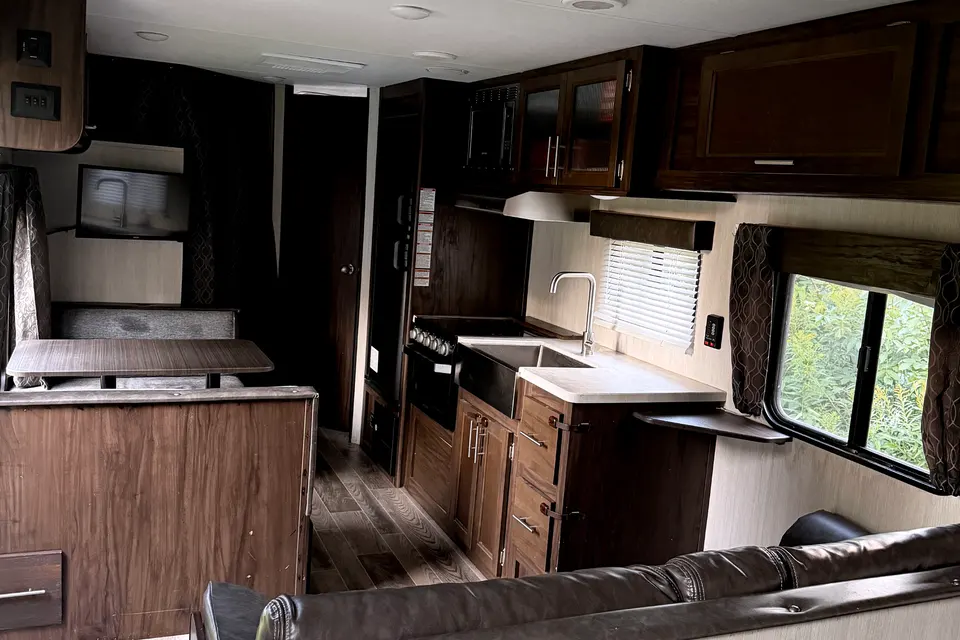 The Grey Escape Travel Trailer