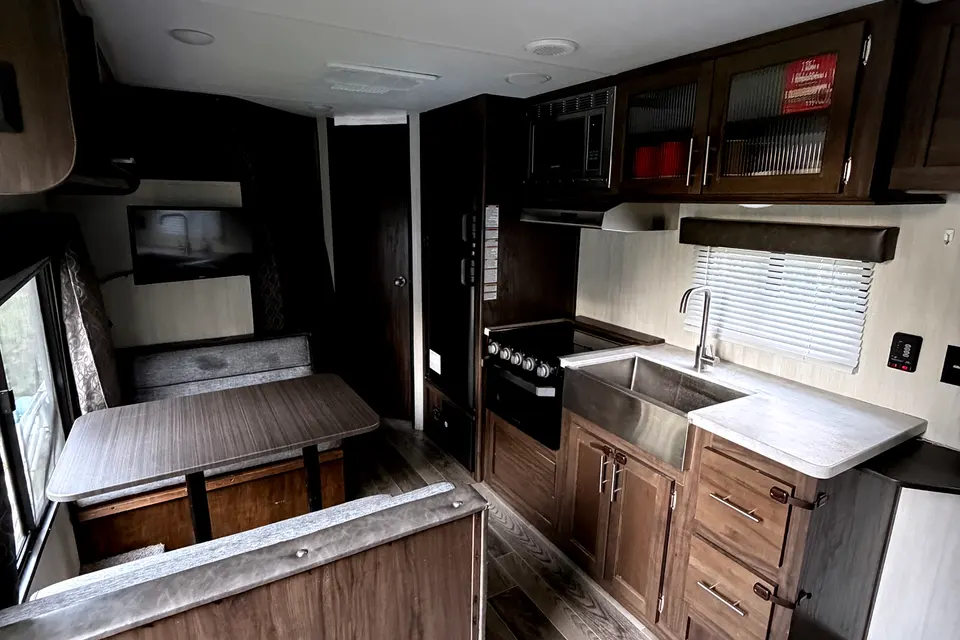The Grey Escape Travel Trailer