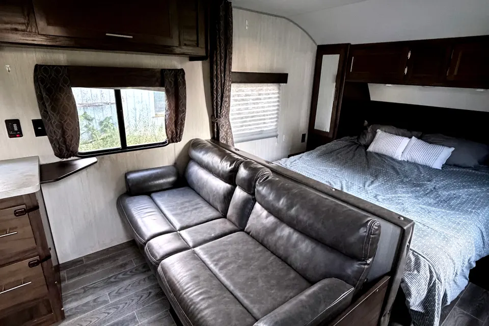 The Grey Escape Travel Trailer
