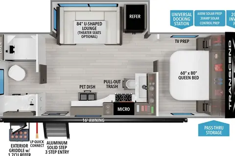 DJs Glam Jam GrandDesign Transcend TR22RBX-2025 Travel Trailer