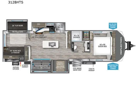 Parker’s RV: 2024 Grand Design Reflection 312BHTS Bunk House and Triple Slide