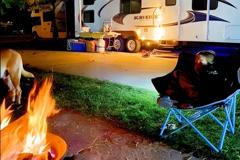 Meloche's travel trailer
