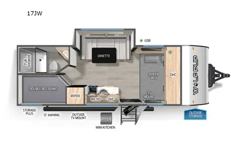 Little Lite Camper 2026 Forest River Cherokee Pup Travel Trailer