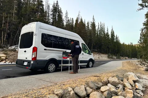 Off Grid High Roof Camper Van