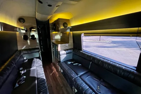 5-Bunk Sprinter Camper – Tour Bus Vibes | Family + Band Friendly