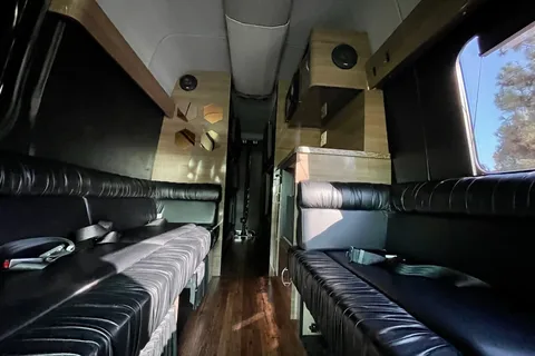 5-Bunk Sprinter Camper – Tour Bus Vibes | Family + Band Friendly