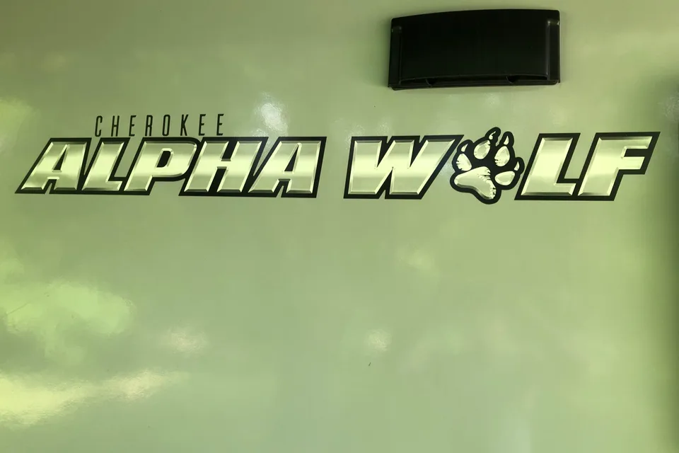Glen's Forest River Alpha wolf Travel Trailer
