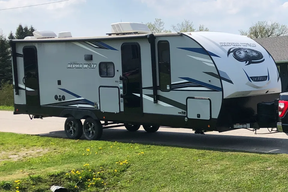 Glen's Forest River Alpha wolf Travel Trailer