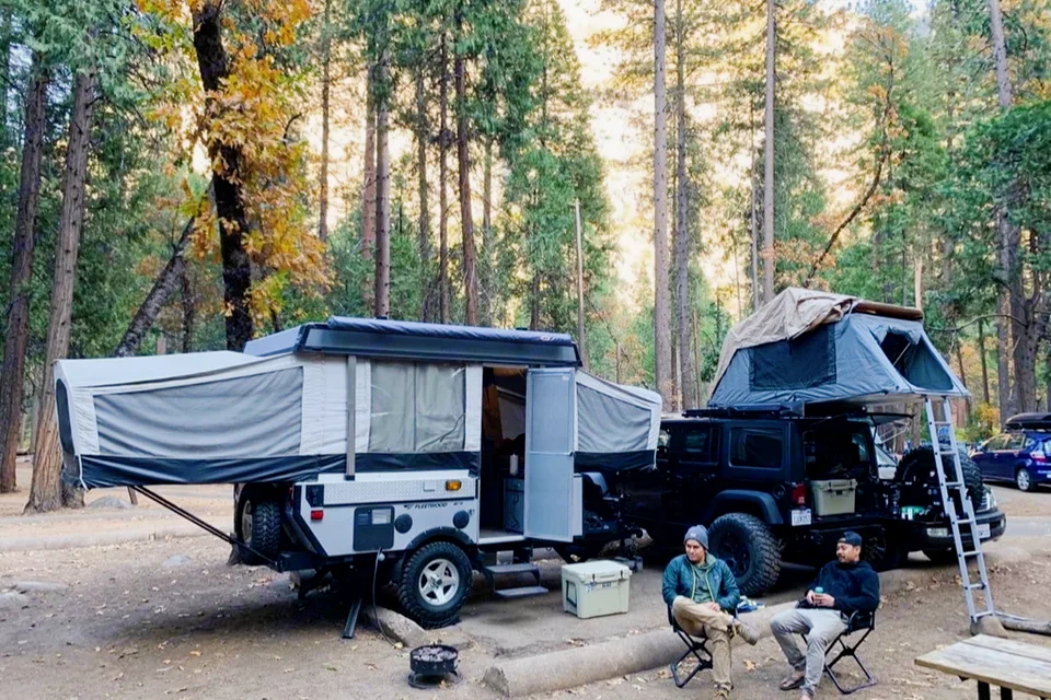 Alex's Fleetwood evolution  Pop up trailer  Tent Trailer