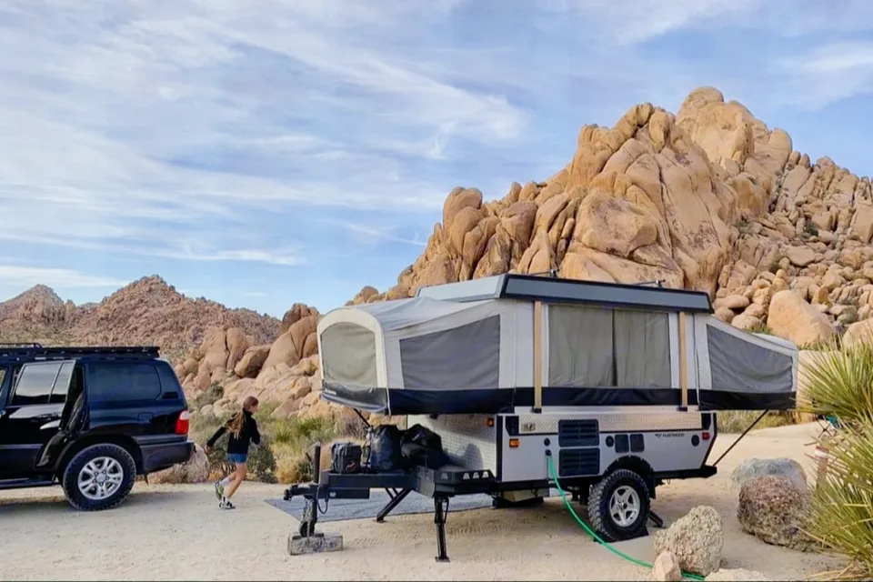 Alex's Fleetwood evolution  Pop up trailer  Tent Trailer