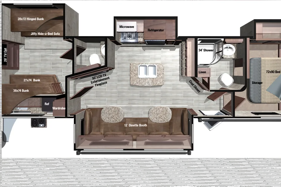 Bunkhouse!Sleeps 10, Spacious,Pet Friendly,Island