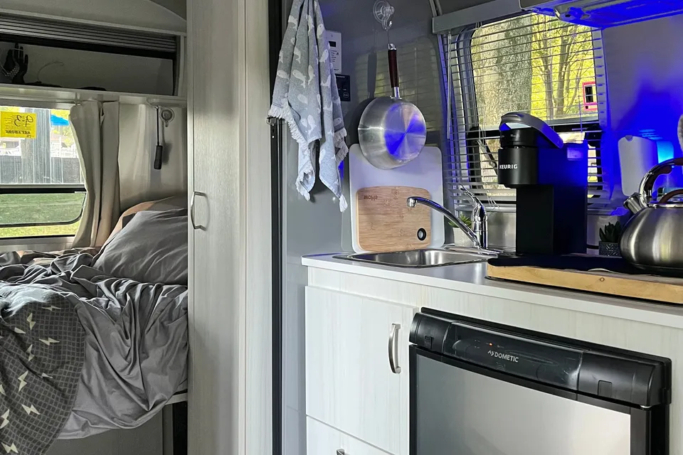 Comfy Airstream Bambi Sport RB - Delivered to Your Location
