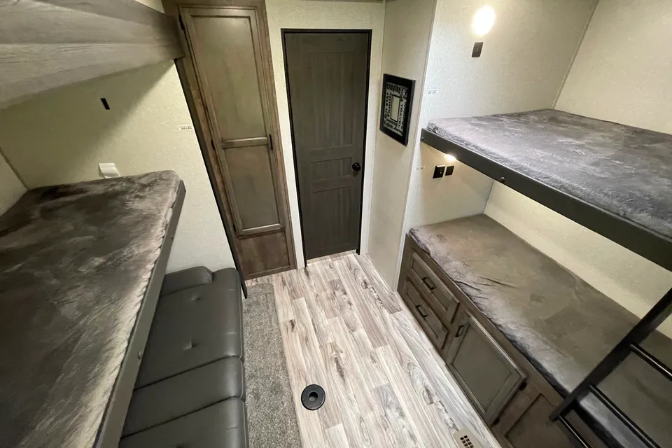 The Farmhouse Bunkhouse by SYV Trailer Rentals