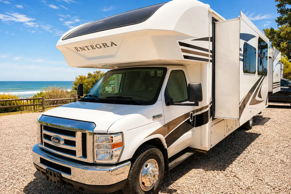 2018 Entegra Coach Odyssey M-29V Class C with STANDARD DL