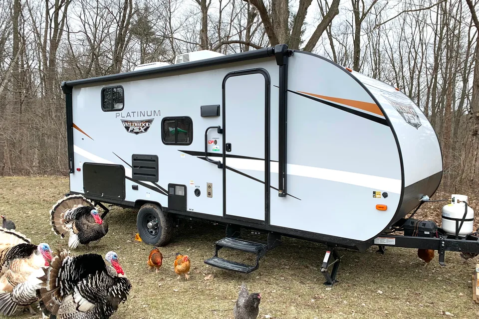 Mindful Escapes Forest River Wildwood Travel Trailer