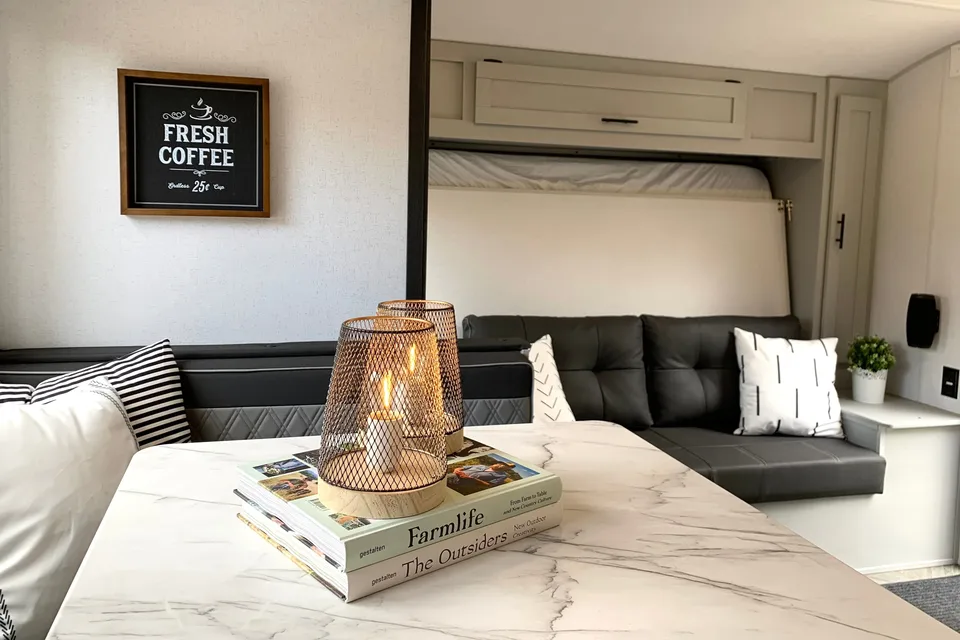 Mindful Escapes Forest River Wildwood Travel Trailer