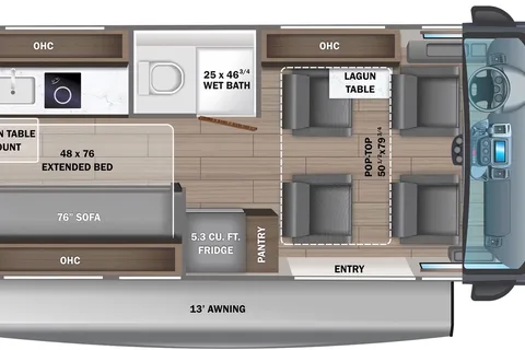 2023 Jayco Swift 20D Luxury Class B Pop-Top with Starlink Wifi
