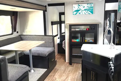 Aaron's Forest River Grey Wolf Travel Trailer