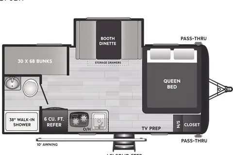 Little sunshine RV Rentals Hideout 176BH