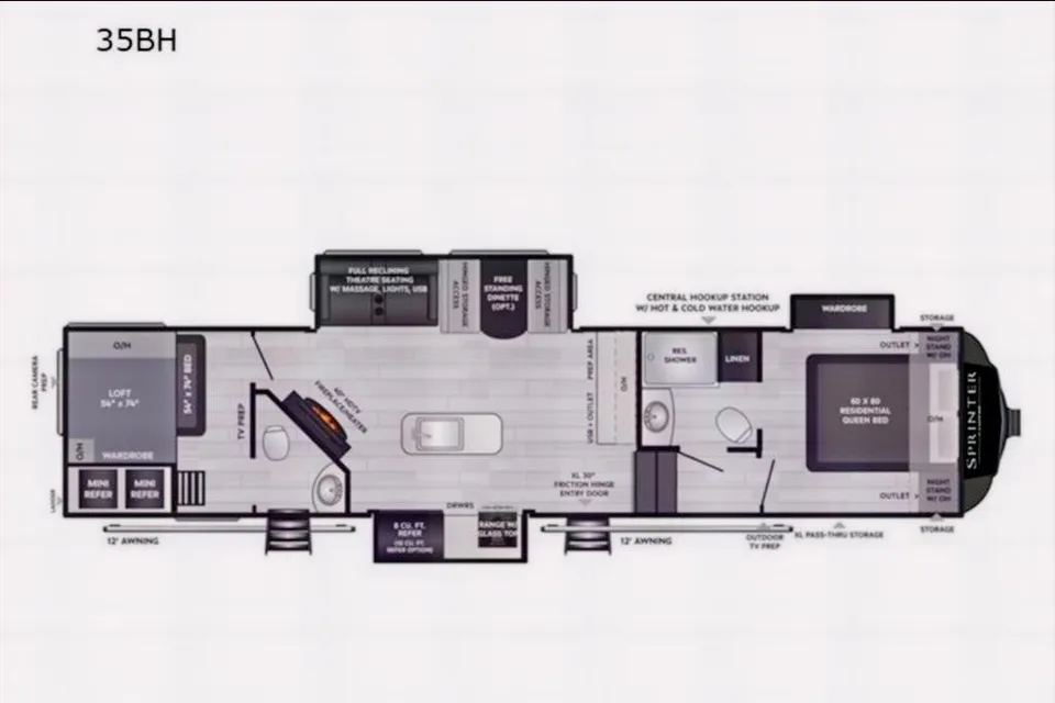 Amazing RV - 2 Bedrooms, 1.5 Baths, Fully Equipped!!