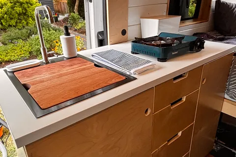 Fully Camperized Home on Wheels - 2021 Ford Transit 22 feet long / high roof