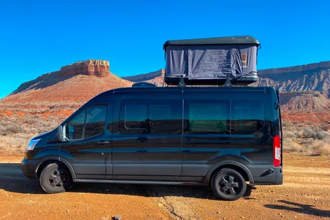 Camper Van with Pop up tent Ford Transit XLT Campervan