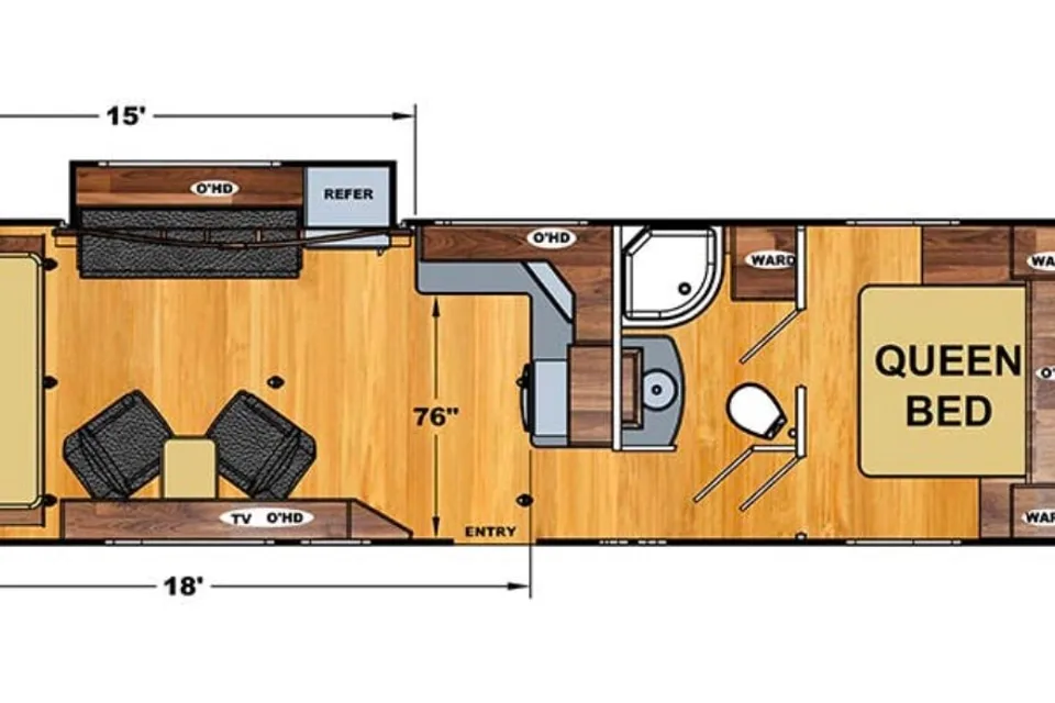 Eclipse Attitude 28 ibg Toy Hauler w/solar-generator-sleeps 8 