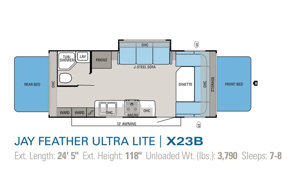Brad's Jayco Jay Feather Hybrid
