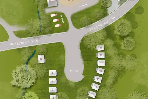 2 bedroom RV at Adventure Cottage Resort