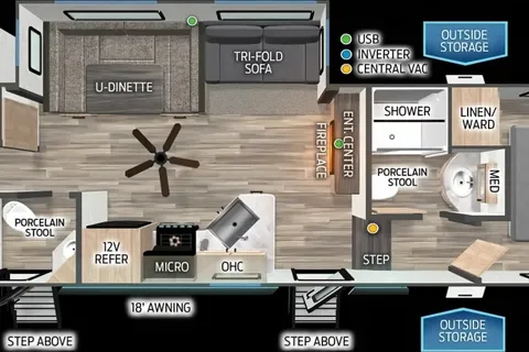 R & R's Arctic wolf 2 bed/ 1.5 bath Fifth Wheel