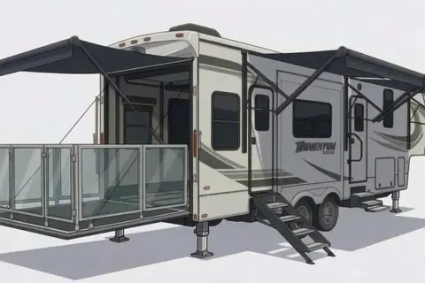 Momentum 350G Toy Hauler - Military Friendly / Off-Grid Ready DELIVERED