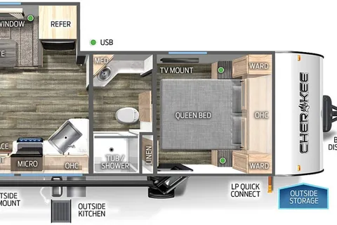 Forest River Cherokee limited 263GDK Travel Trailer