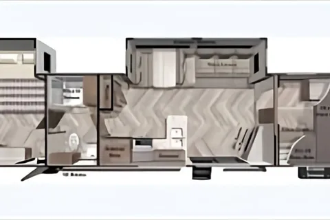 "Kinder" Modern 2 Bedroom Bunkhouse Family Getaway Sleeps 9 (LFWL1789)