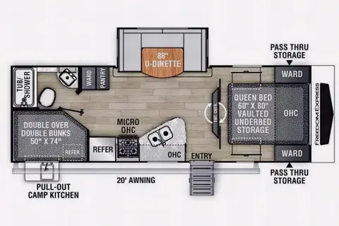 "The Suite Spot" - 2022 Coachmen Freedom Express Ultra Lite 257BHS