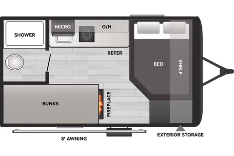 2026 Keystone Coleman 13B - w/Starlink/SUV Towable/Sleeps 4/All Electric