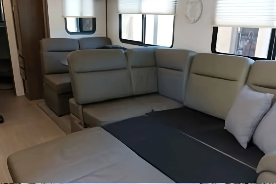 Unique Bunk Room with Quad Double-Bunks